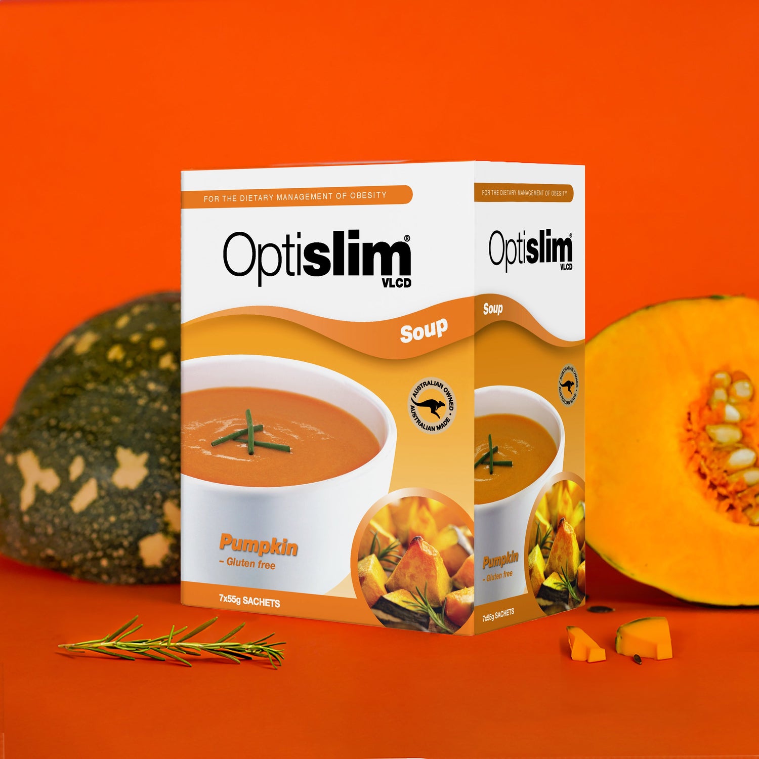 VLCD Soup Pumpkin - 7 Meals - Optislim
