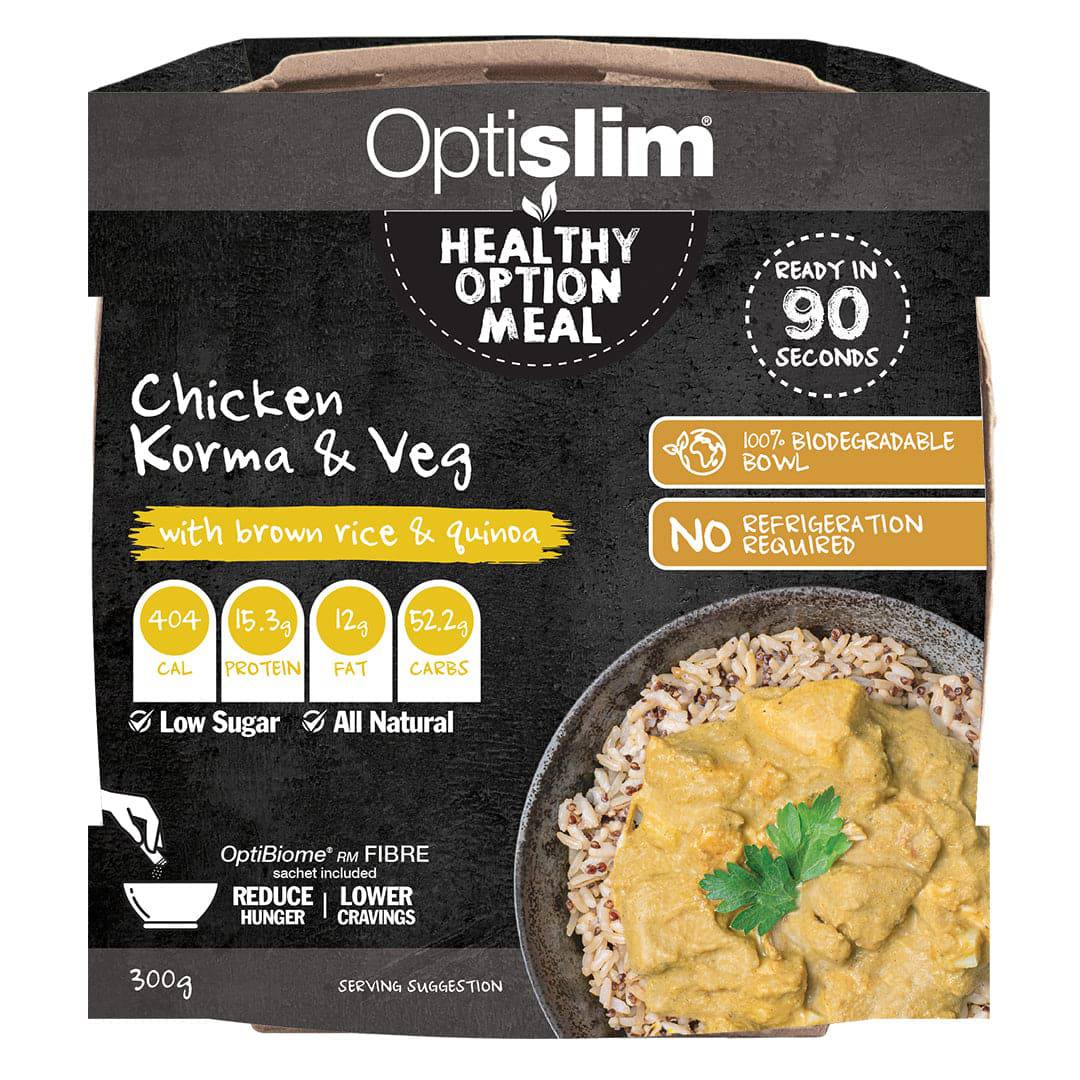 Chicken Korma and Vegetable with Brown Rice & Quinoa - Optislim