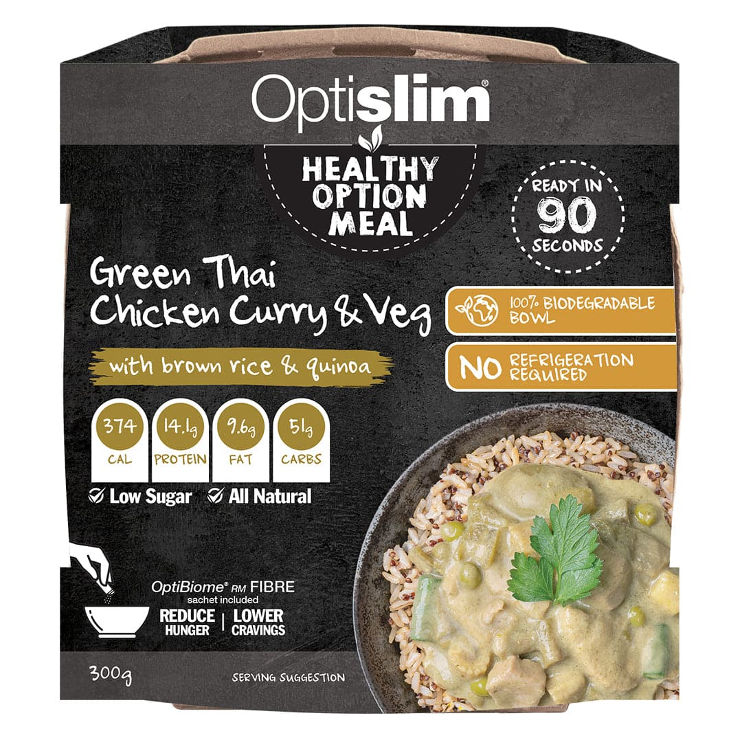 Green Thai Chicken Curry and Veg with Brown Rice & Quinoa - Optislim