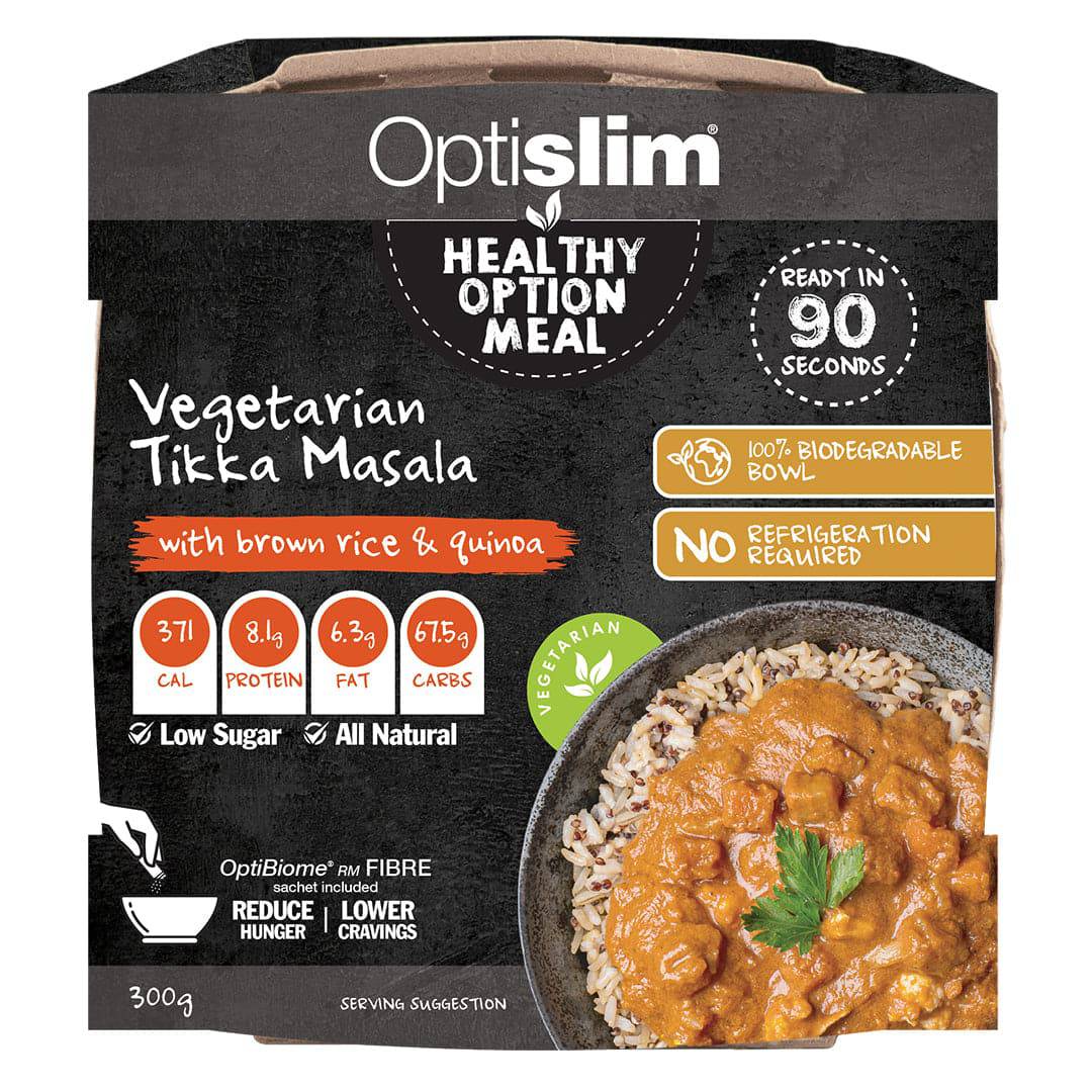 Vegetarian Tikka Masala with Brown Rice & Quinoa - Optislim