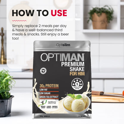 Optiman For Him - Coffee Shake - Optislim