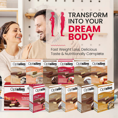 VLCD Bars Choc Fudge - Optislim
