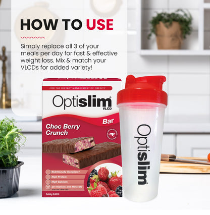 VLCD Bars Choc Fudge - Optislim