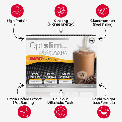 VLCD PLATINUM Shake Chocolate - Optislim